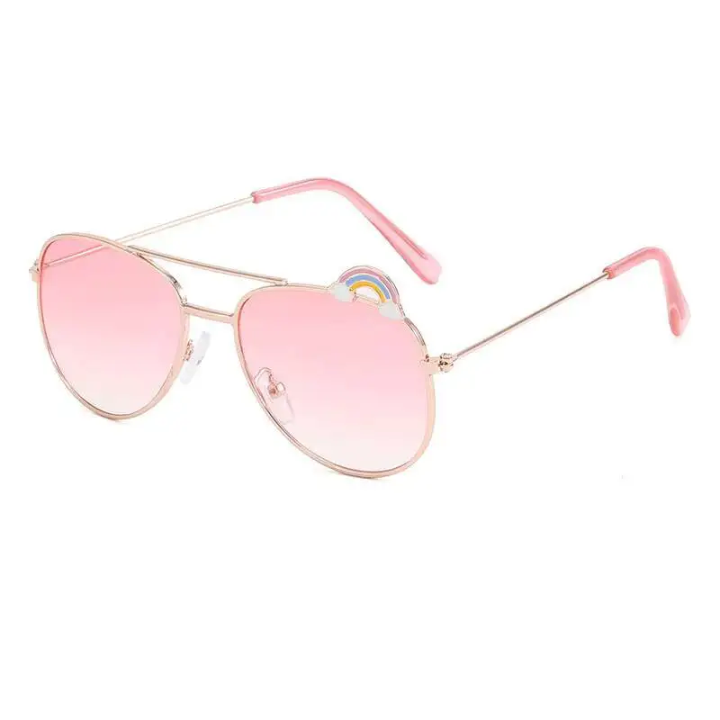 2026 UV400 Men's and women's rainbow sunglasses, UV resistant UV400 sunglasses, baby outdoor travel sun visors