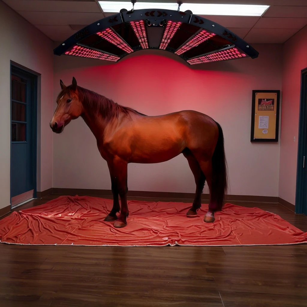 OEM/ODM Red Light Therapy Panel Newest Remote Control 700W 470nm 660nm 850nm Red Light Equine Therapy Solarium Horse Equipment