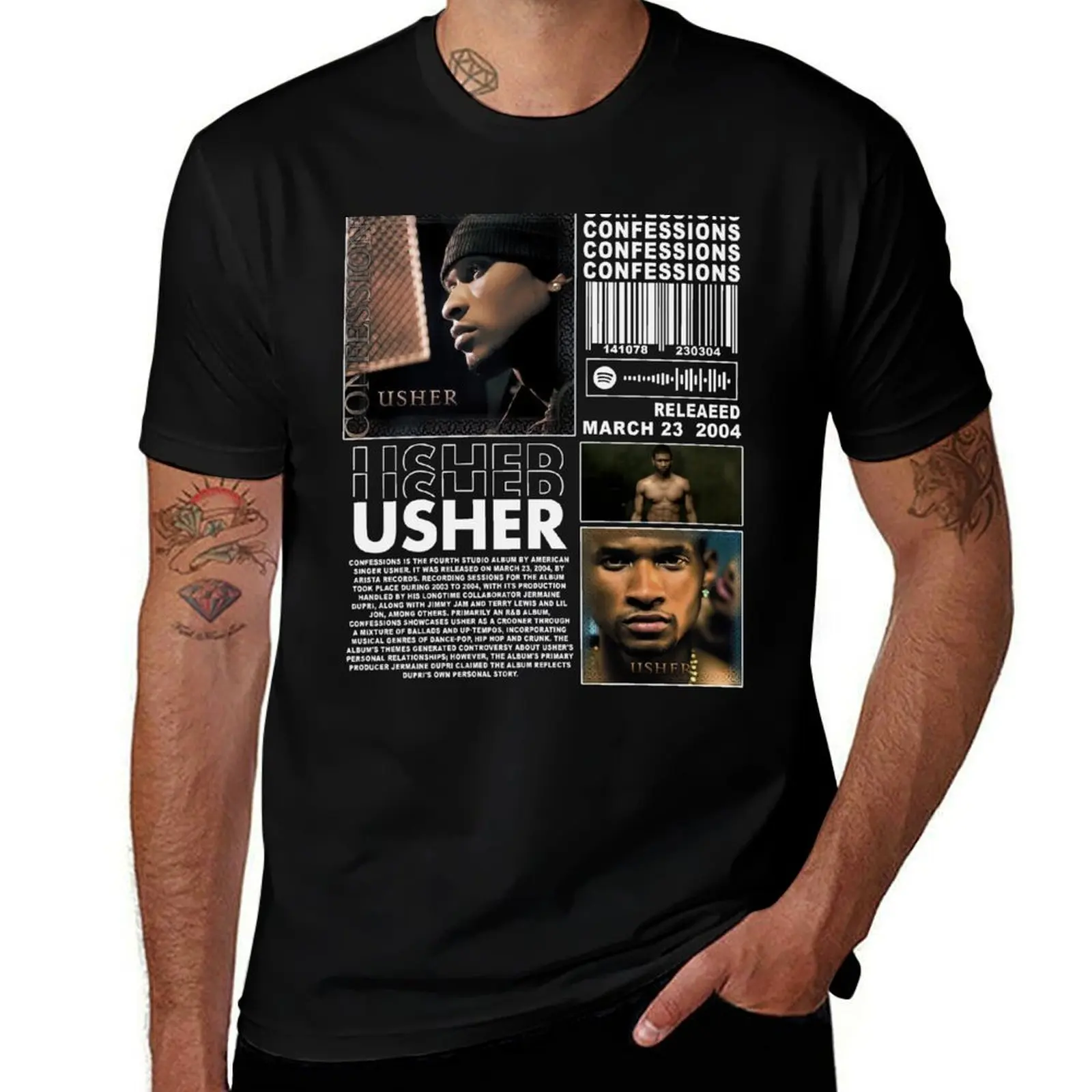 

Usher Rap винтажная футболка 90-х годов с синим замком на день Святого Валентина, бутик одежды, рубашки с изображением аниме, мужские футболки с рисунком аниме
