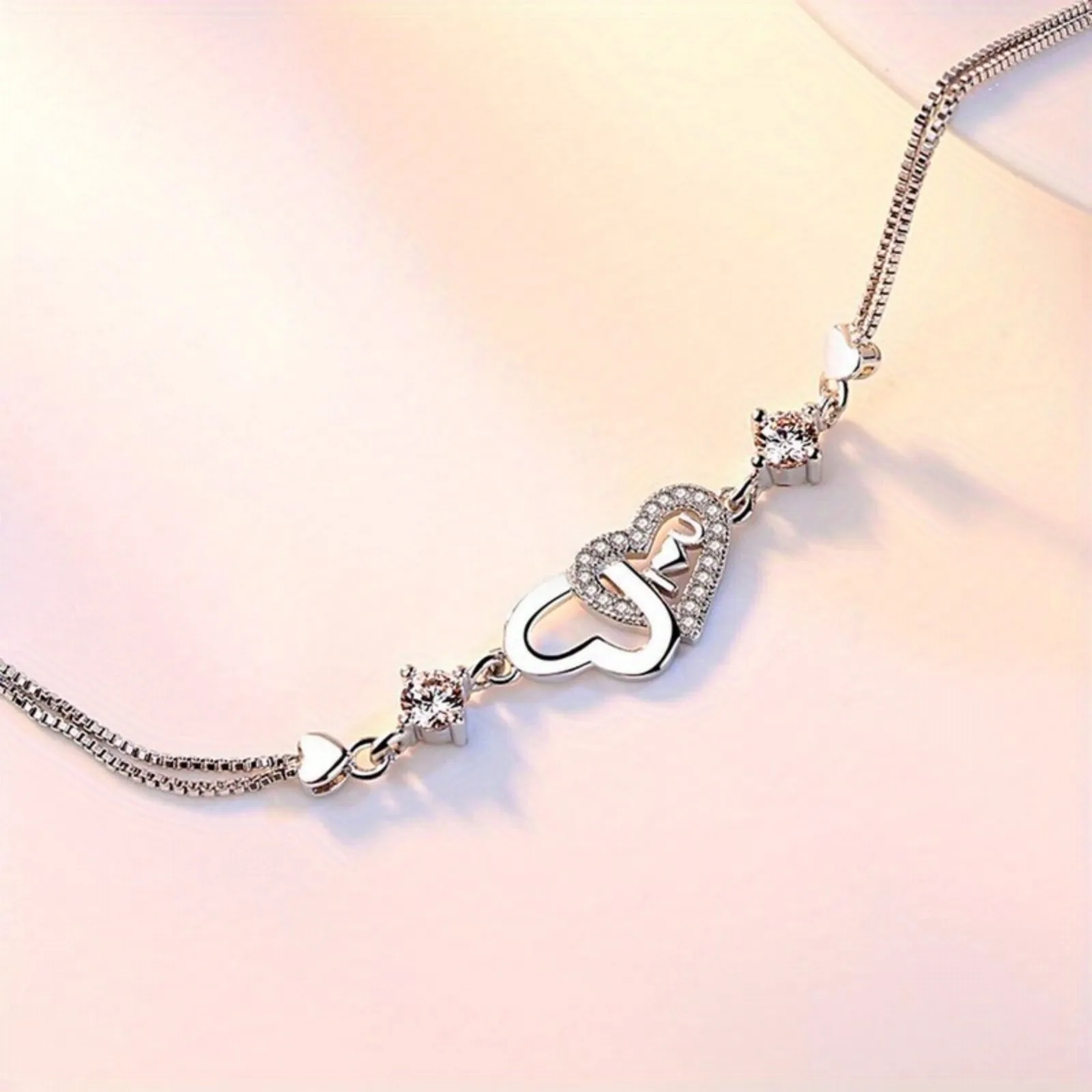 سوار حب أنيق "إلى ابنتي"، هدية مثالية لابنتي، مدعوم من وعد الأم، هدايا عيد الميلاد والتخرج #2