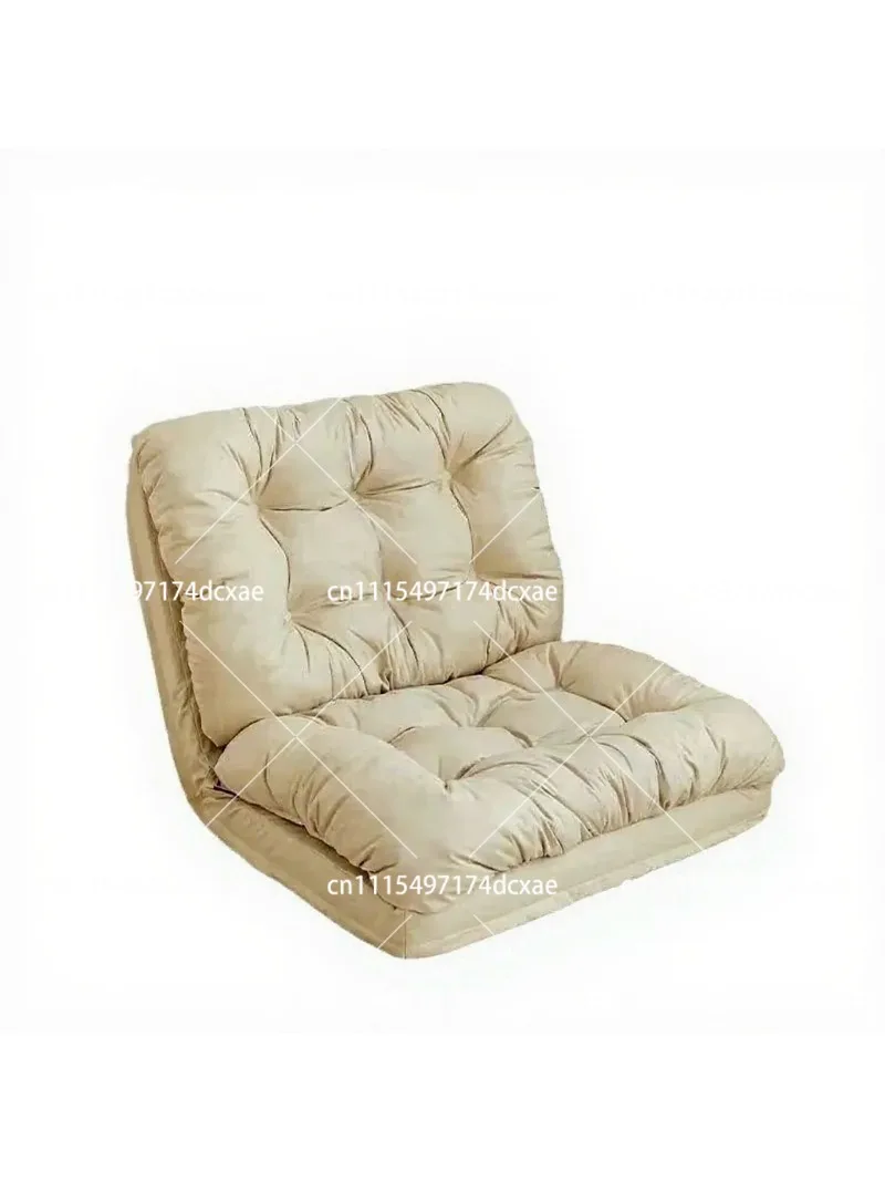 Foldable Balcony Sofa Tatami Single Lounge Chair 60cm Compact Seat