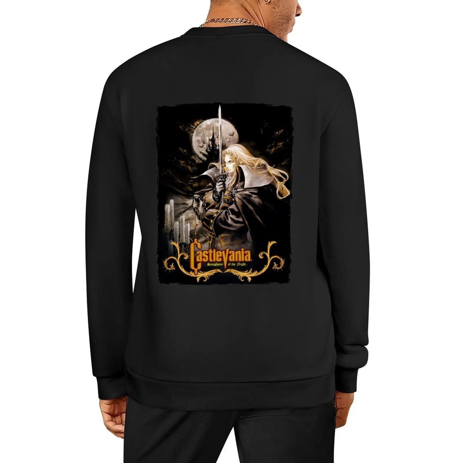 

Alucard Castlevania Pullover anime clothing japanese style autumn clothes men's winter sweater hooded sweatshirt