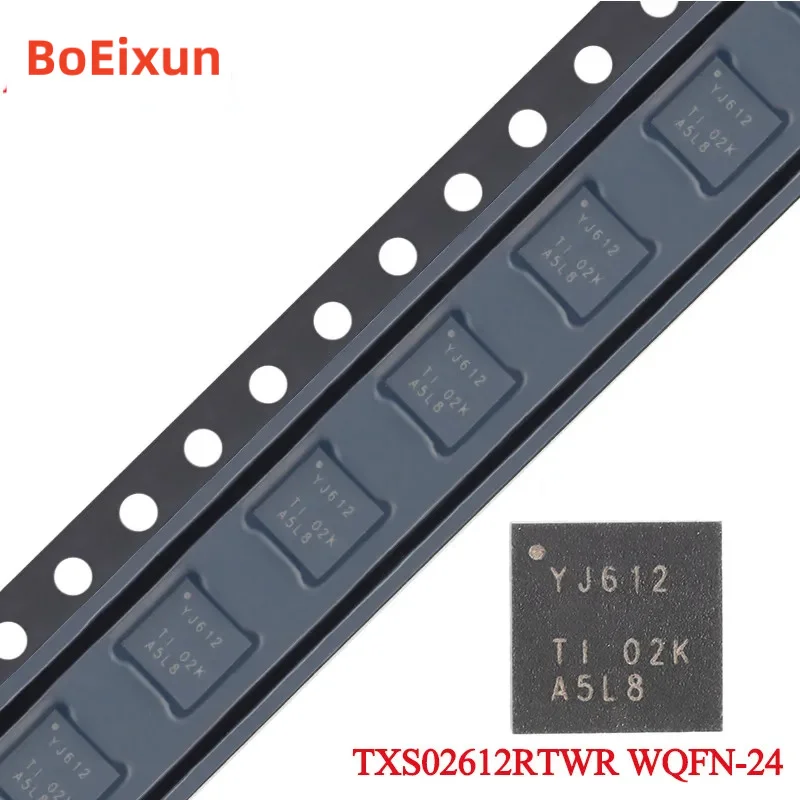 10pcs/1pcs TXS02612RTWR TXS02612 TXS02612R YJ612 WQFN-24 SDIO Port Expander Chip IC Integrated Circuit