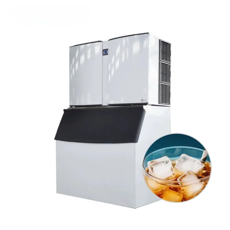 High Capacity Ice Cube Maker Cube Ice Machine Packing Machine for Drinks and Restaurant