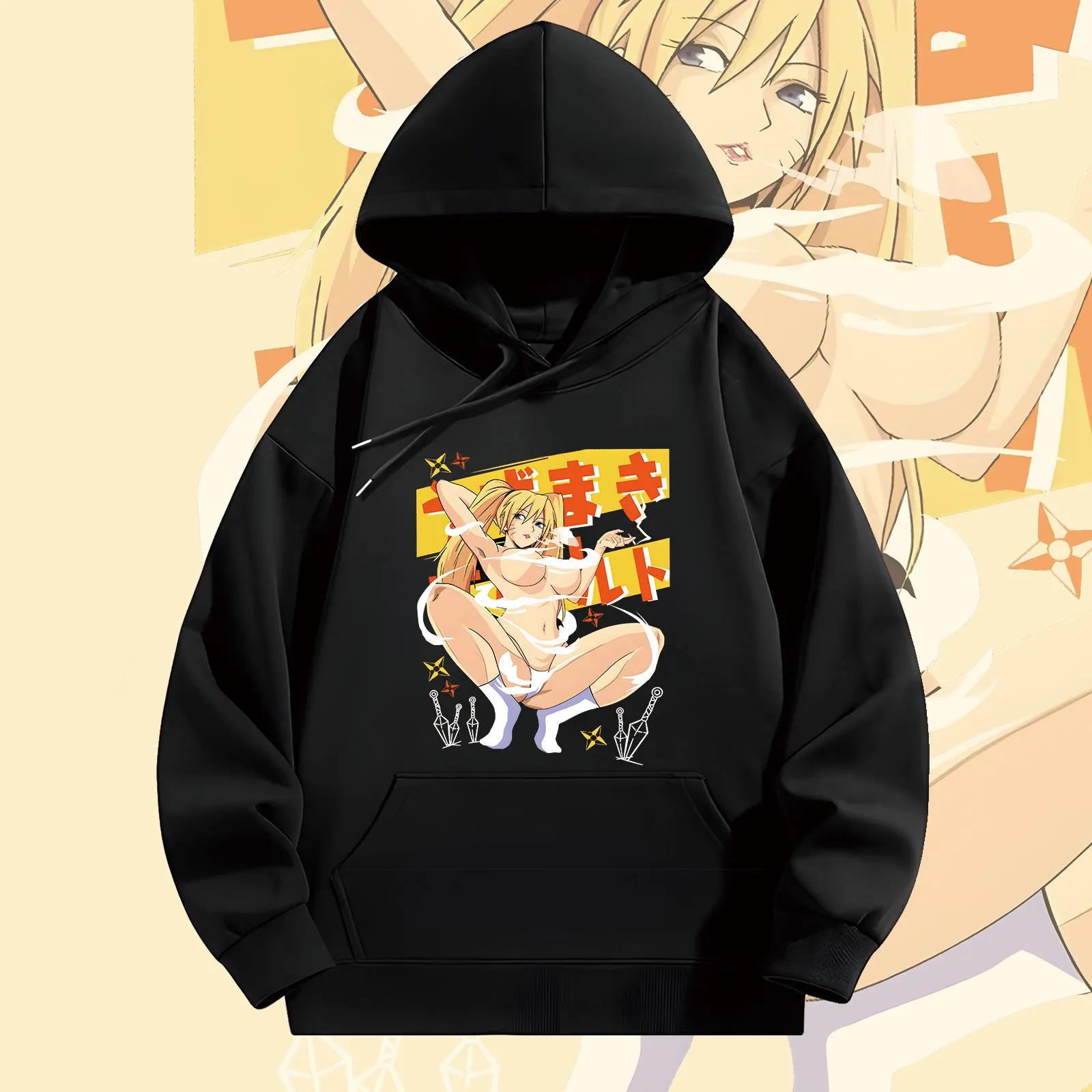 

Naruto Naruto Beauty Fall and Winter Hooded Sweater Casual Loose New Cartoon Printing Anime Sweatshirt