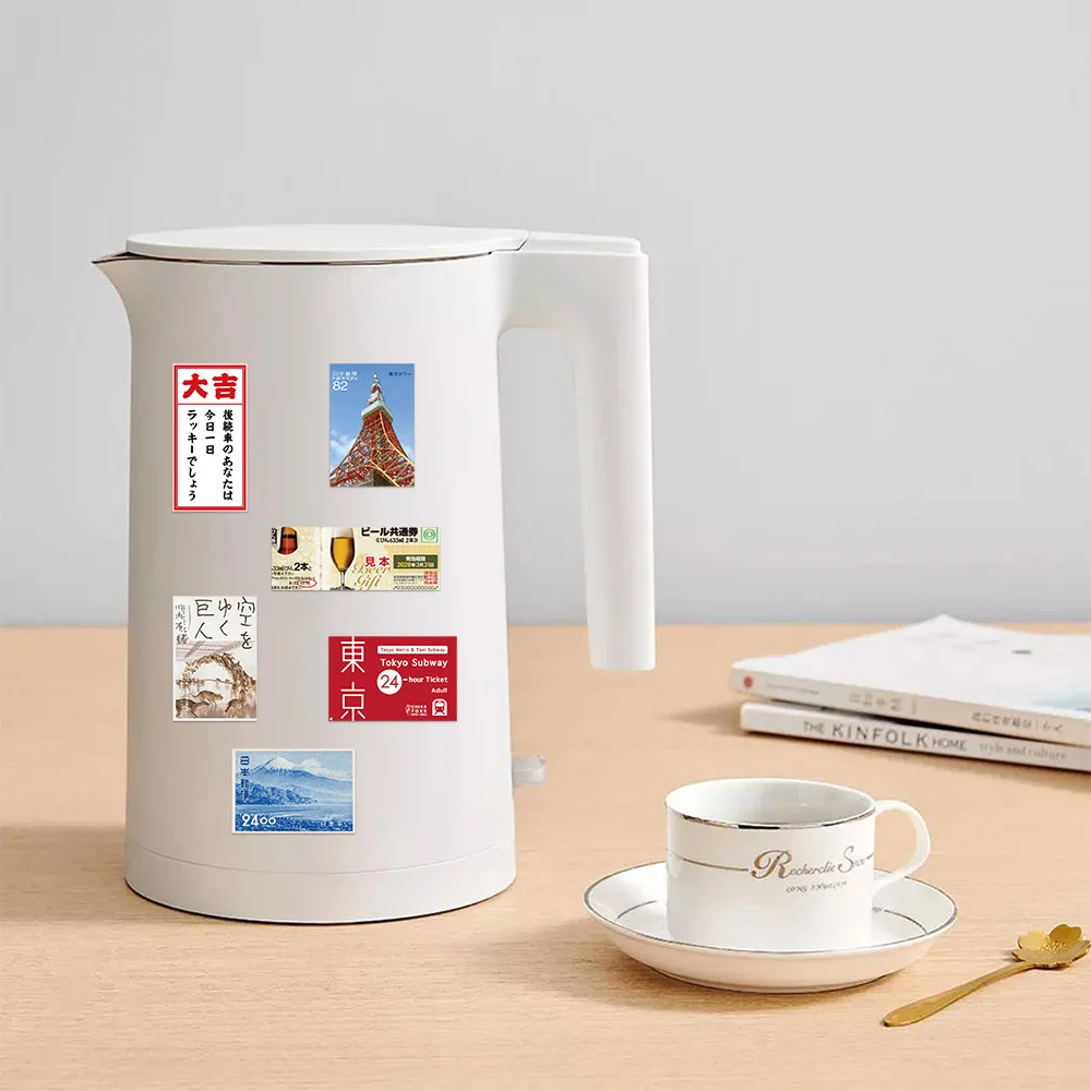 60 قطعة INS نمط ختم ملصق اليابانية بطاقة بريدية تذكرة القرطاسية ملصقات السفر مذكرات الأمتعة ملصقات خوذة مقاومة للماء #4