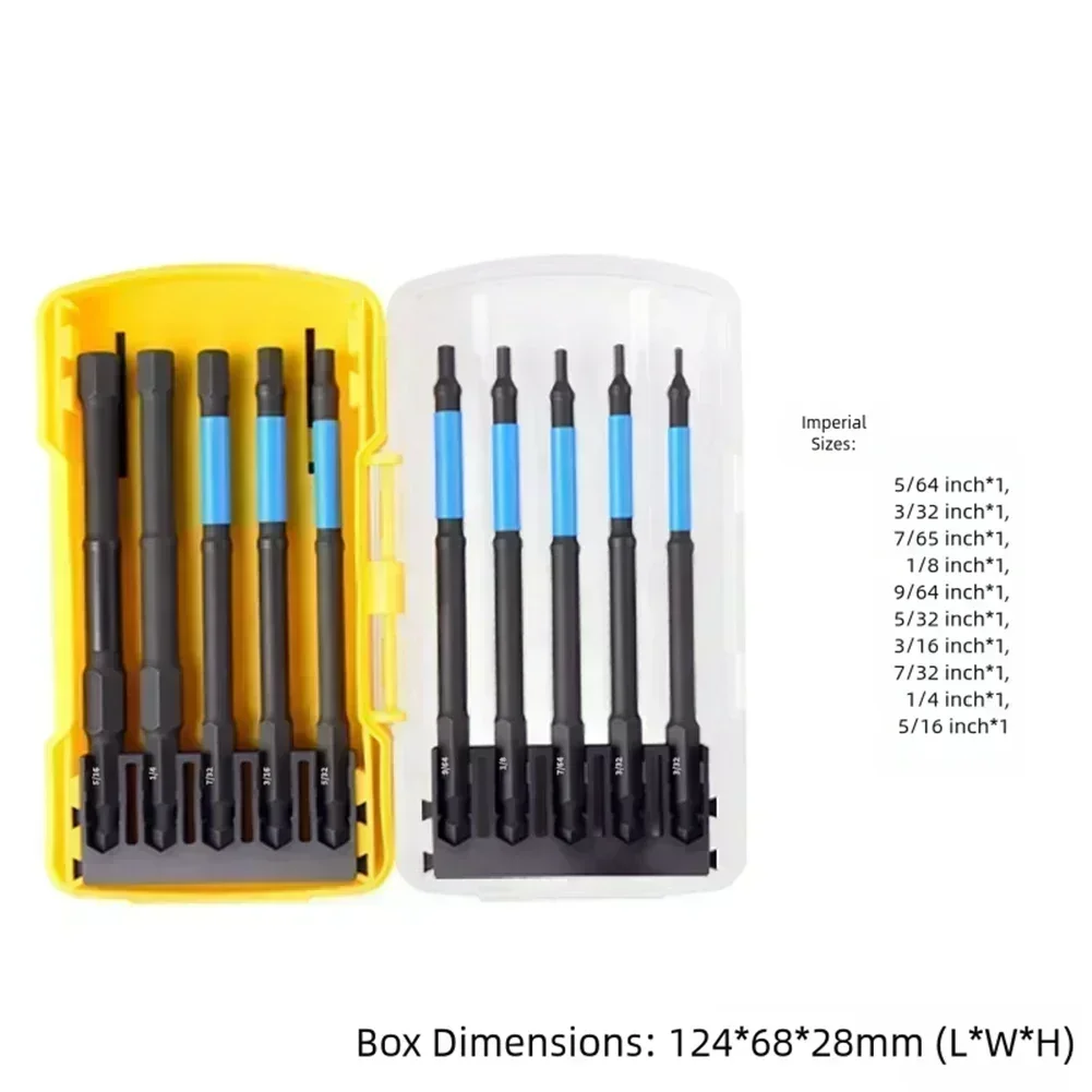10-Piece Magnetic Torxs Screwdriver Bit Set - Durables, Rust-Resistant, And Easy Hand Repair Tool Kit Accessory Screwdriver Bit