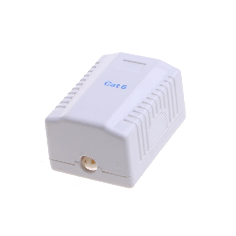 Cat6 RJ45 8P8C UTP Unshielded Single Port Desktop Mount Box CAT6 Network Module Y3ND