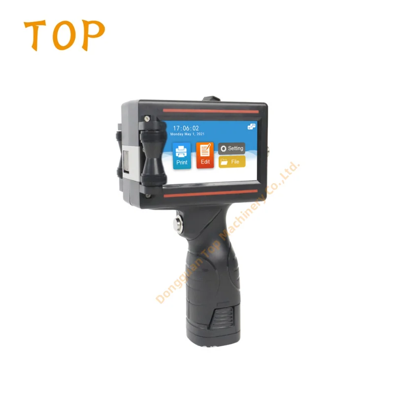 EQD-D10 Handinkjet Afdrukken Handheld Jet Printer Held Inkt Vervaldatum Codeermachine