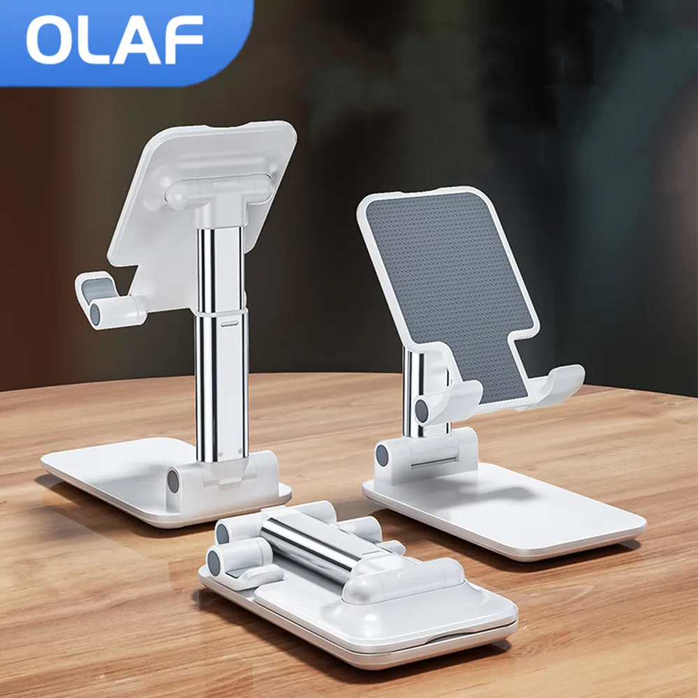 OLAF Desktop Phone Holder Foldable Mobile Phone Stand Tablet Support Telephone Desk Holder Stand For iPad iPhone Xiaomi Huawei