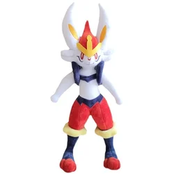 New Pokemon Large Cinderace Pyrobut Soft Stuffed Animal Doll Liberlo Animation Peripheral Plush Toys Birthday Present For Child