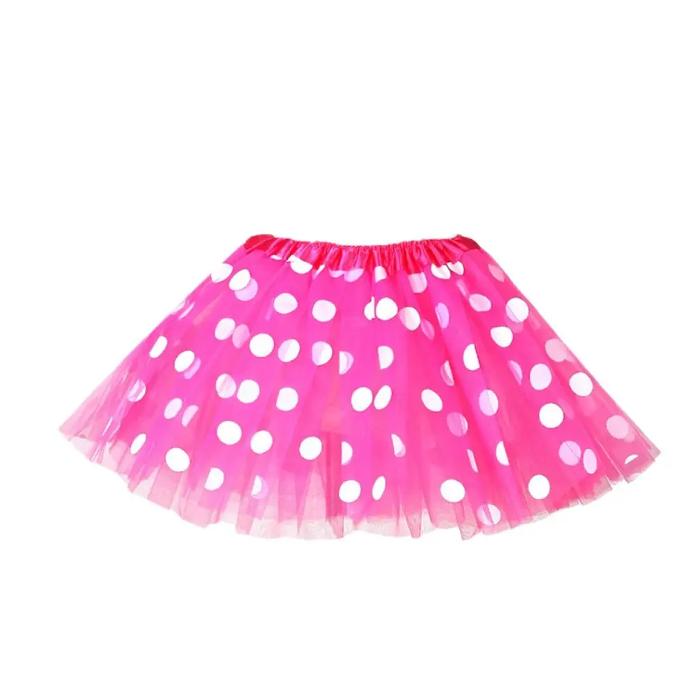 Zomer Wave Point Tutu Rok Kleurrijke Netting Dansrok Tule Balletrokken Kinderen
