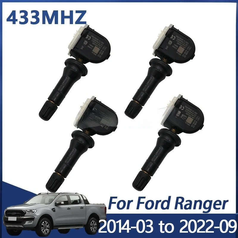 

1/4 шт. датчик системы контроля давления в шинах (TPMS) для Ford Ranger 2014-2022 F2GT-1A180-CB F2GT1A150CB 433 МГц