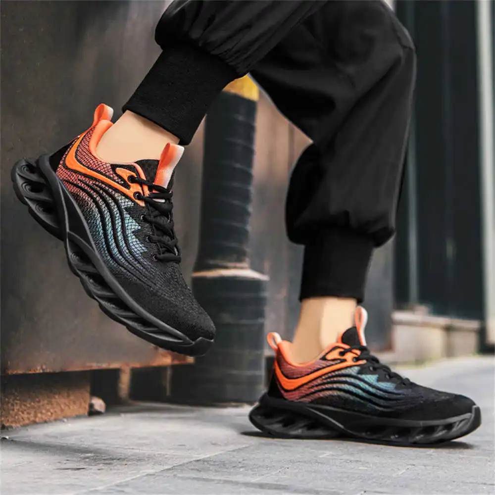 

Мужские повседневные кроссовки больших размеров с шнуровкой, черные, плетеные, удобные, для спорта и отдыха