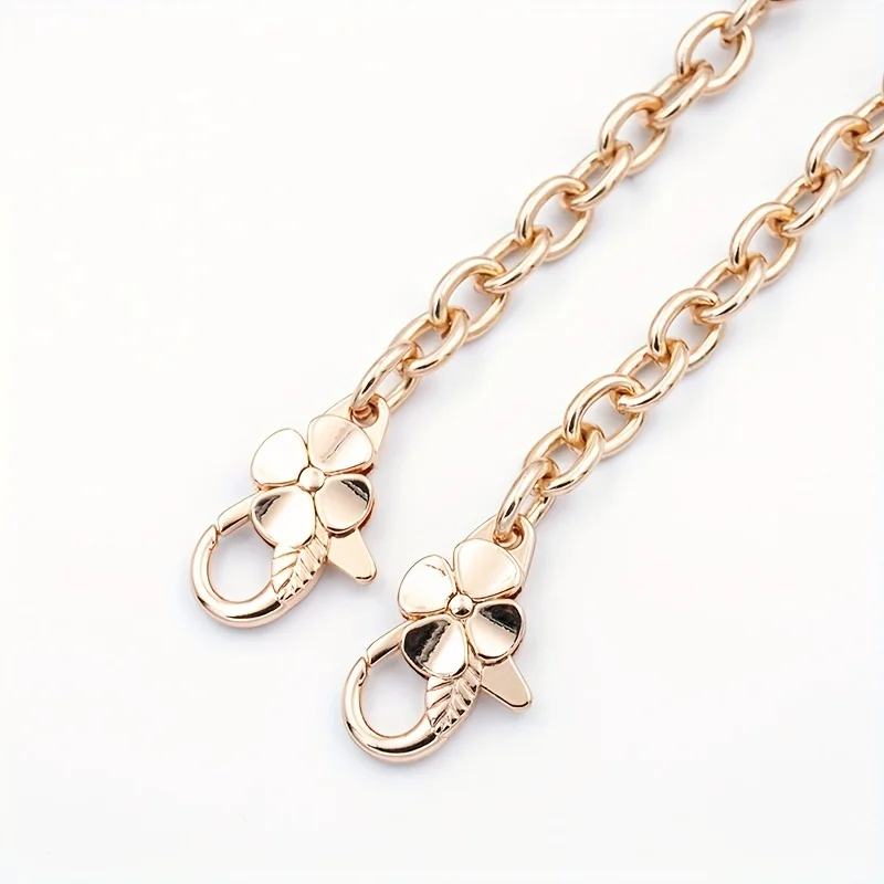 Metal Handbag Chain High-End Women'S Diagonal Shoulder Bag Chain Strap Replacement Parts Purse Metal Gold Chain 102CM