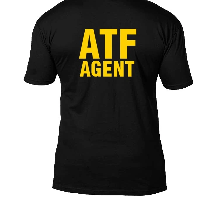 2026 Summer Tactical DEA Agent T Shirt ATF ATF Material Cotton Short Sleeve T-shirt Army Fan Breathable T Shirt