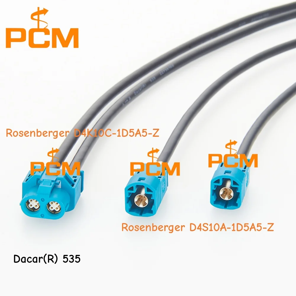 Automotive HSD Cable Z Code Female Jack to Male Plug High Speed Data Cable Compatible Rosenberger D4K10C-1D5A5-Z D4S10A-1D5A5-Z