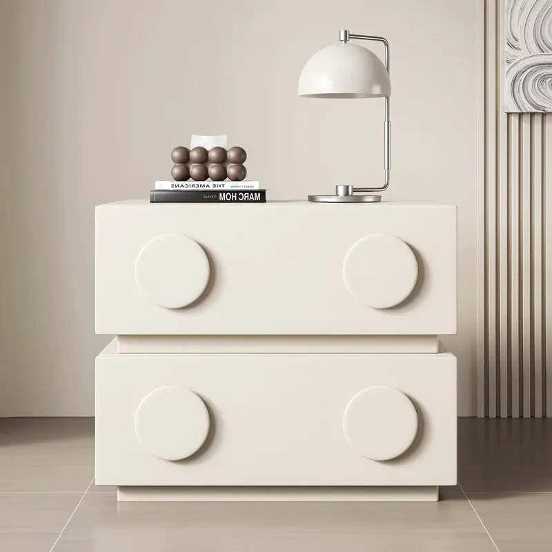 Master Wooden Bedside Table Narrow Little White Cabinets Bedside Table Drawers Design Comodino Camera Da Letto Nordic Furniture