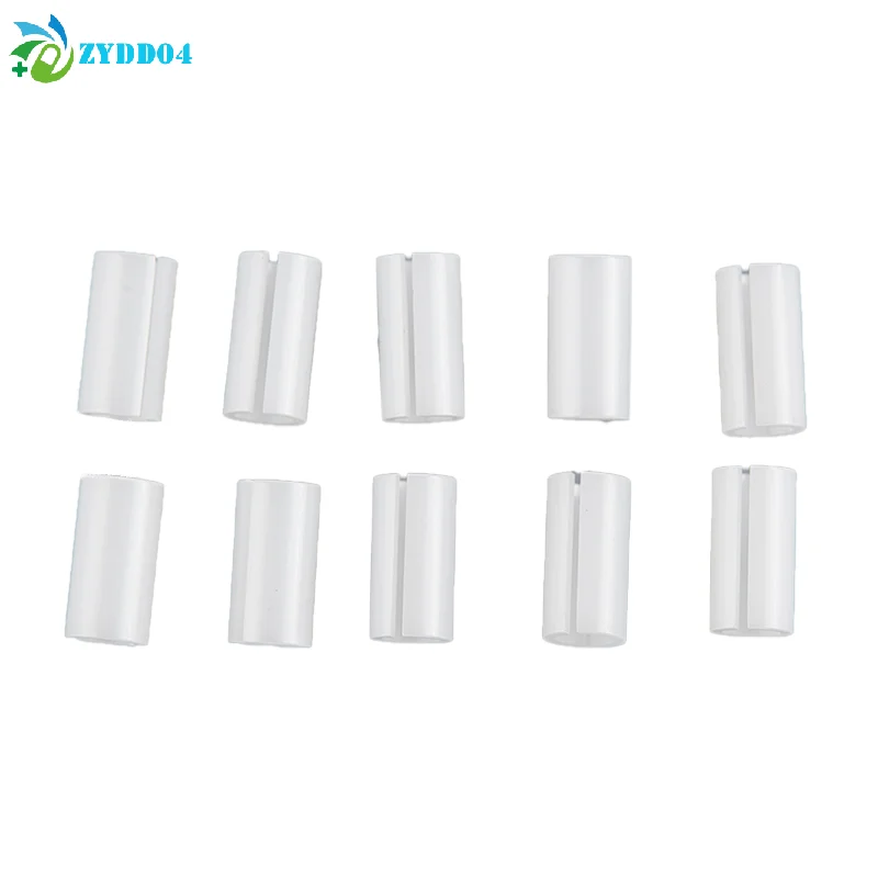●10Pcs 7mm Fiber Optic Laser Sleeve Visual Fault Locator Ceramic Tube Optical Fiber Replacement Repair Accessories