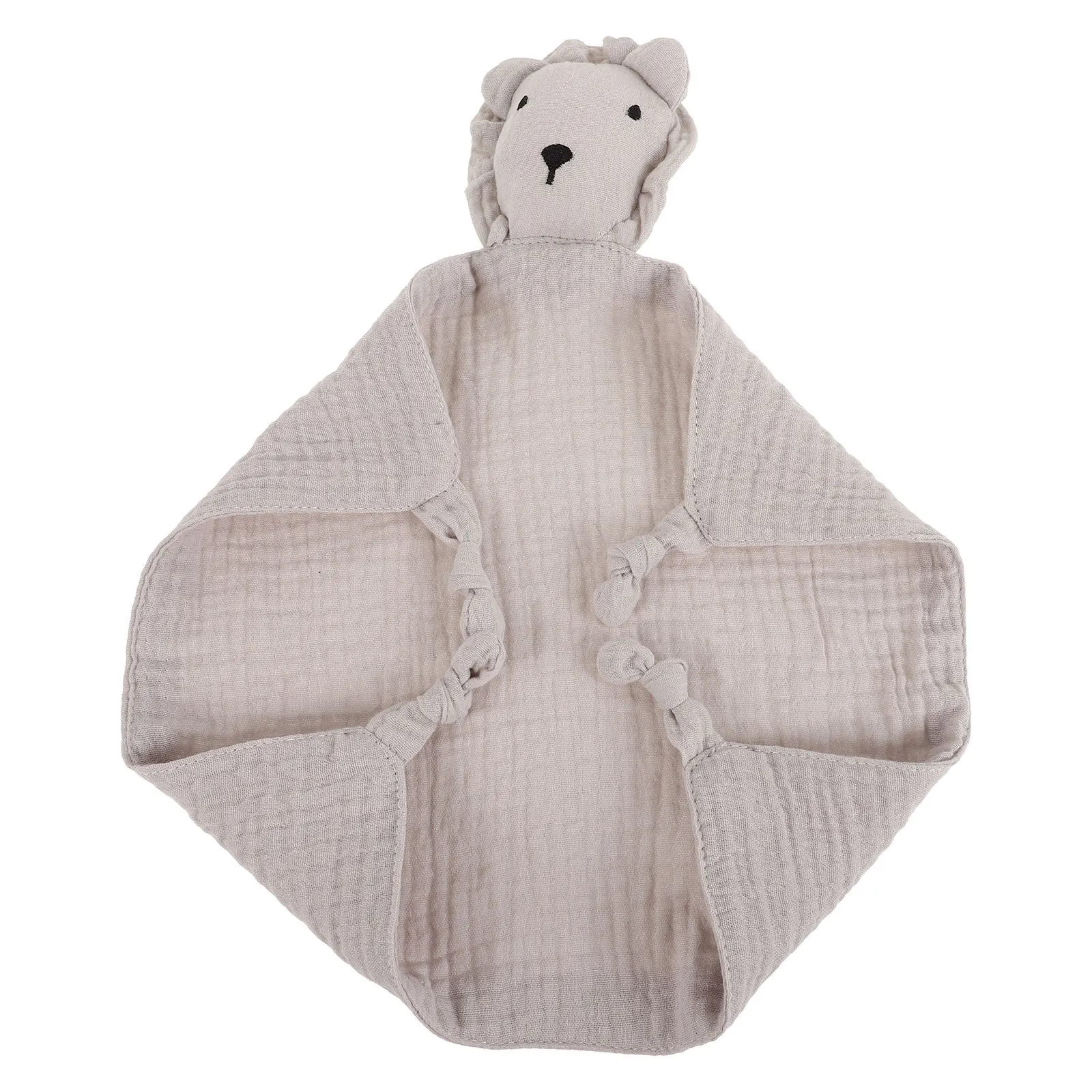 الطفل المعزي لينة الشاش التجعيد النسيج بطانية أمان للتسنين الرضع النوم المعونة الكرتون الطفل بطانية للطفل