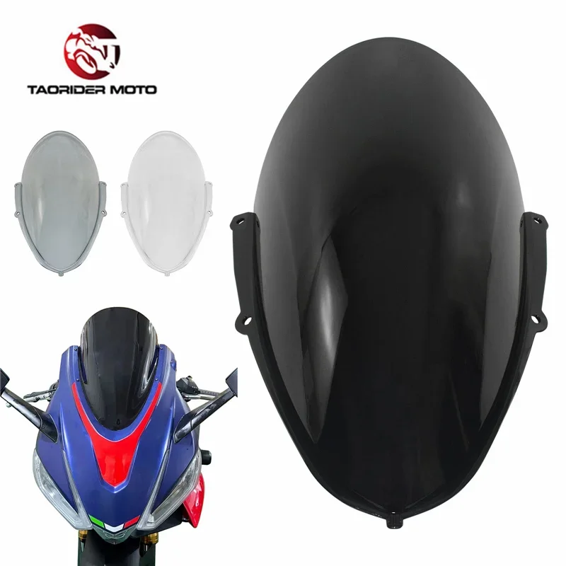 Front Windscreen Windshield Fly Screen Shield Wind Deflector For Aprilia RSV4 1100 Factory 2021 2022 2023 2024