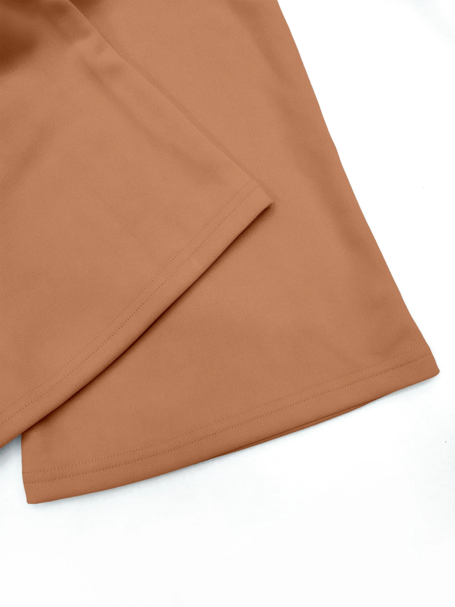 المرأة عالية الخصر واسعة الساق Sweatpants 4 ألوان فضفاضة تناسب "الثقافة" حزام الخصر بناطيل كاجوال #5