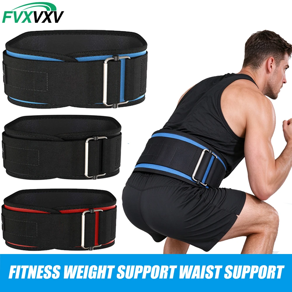 Men Women Weight Lifting Belt - High Performance Nylon Back Support - Light Weight & Heavy Duty Core Support For WeightLifting