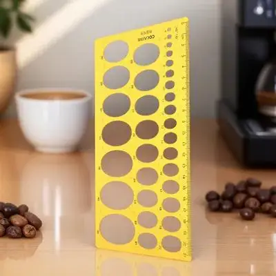 

Curve Template Ruler Transparent Measurement Tool For Architecture Drawing Ellipse Templates Students Office Supplies Orange