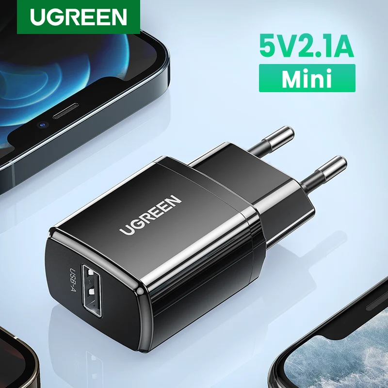 UGREEN 5V2.1A USB Charger for iPhone Huaiwei Wall Mobile Phone Charger