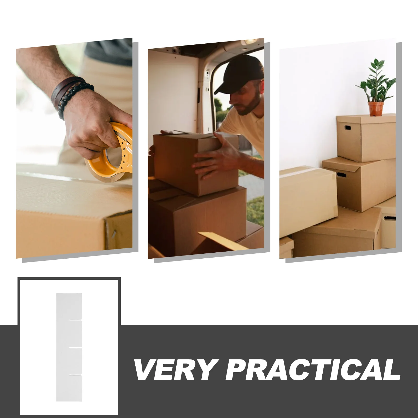 6Pcs Packaging Divider Reinforced Edge Protector for Moving Supplies Secure Fit in Various Box Sizes Ideal for Home Relocation