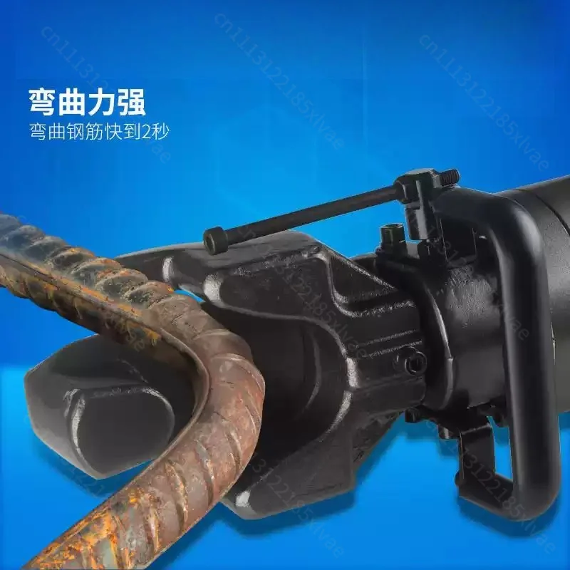 4-16/20/22mm Steel Bar Processing Tool, Portable Electric Reinforced Rebar Bending Machine for Construction Site