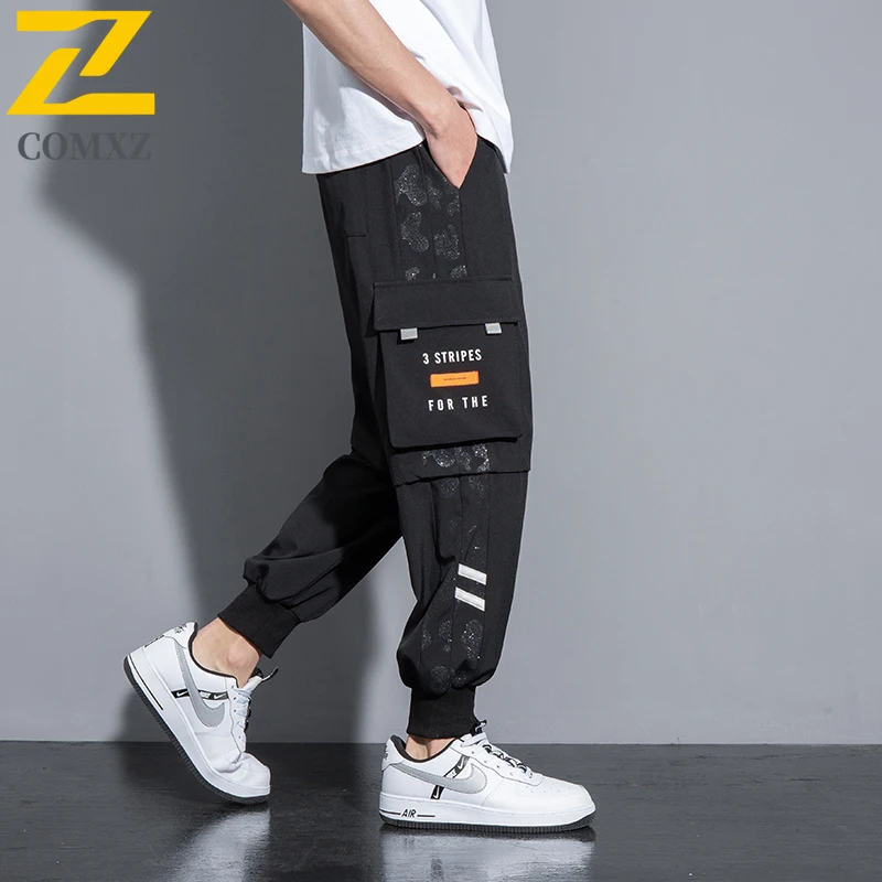 Man Cargo Pants New Trend Casual Exercise Training Running Sweatpants Outdoor Mountain Adventure Lightweight Brand Trousers