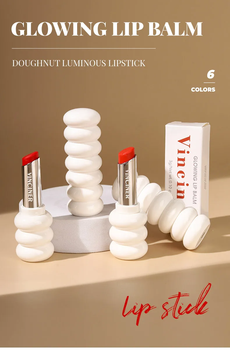 مرطب شفاه متوهج، يدوم طويلاً، ملمع شفاه مع 24 ساعة من الشفاه الناعمة والمرطبة، لمسة نهائية لامعة لامعة،