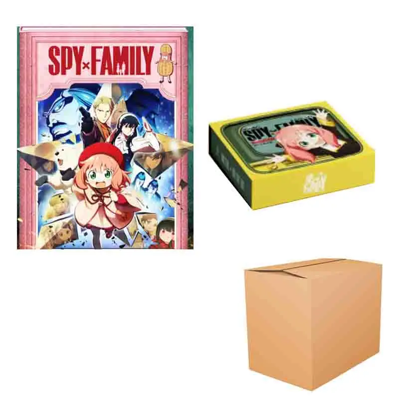 Spy Family Cards Collection Booster Box Tcg Case Set Cute Exquisite Wholesale Playing Cards Board Games