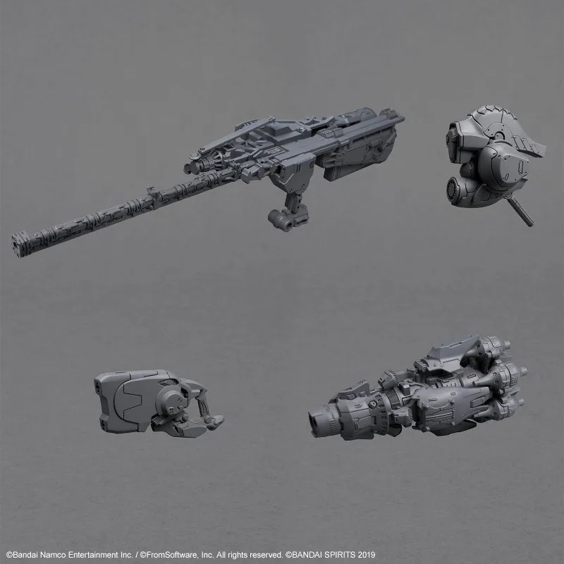 Assembly Bandai in Stock Original 30MM ARMORED CORE VI FIRES OF RUBICON ARQUEBUS ADD VE-40A OPEN FAITH Anime Action Figures Toys