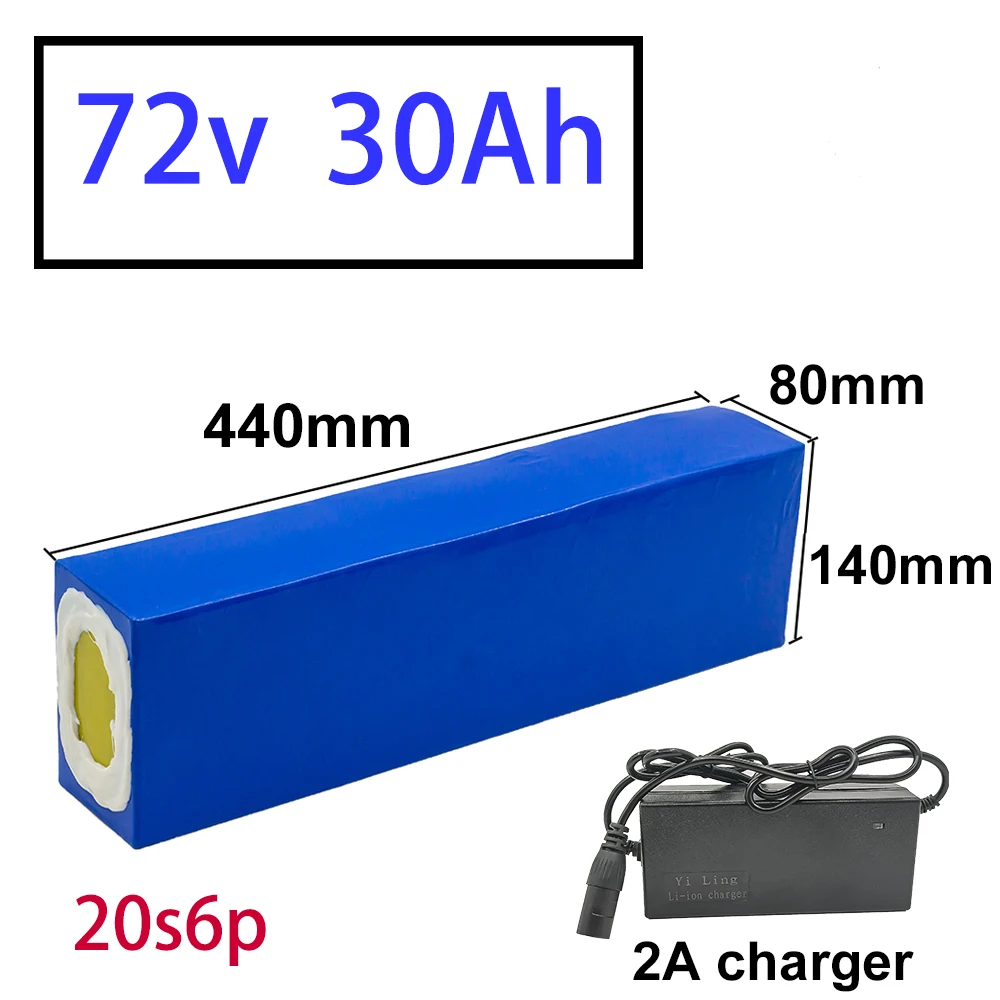52V 60V 72V 25AH 30AH 21700 lithium-ion battery pack for inverters, carts, motorcycles, high-power batteries, and chargers