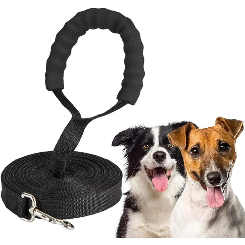 

6m Long Dog Training Leash Rope with Comfortable Sponge Handle Lead Belt Outdoor Training Pet Lanyard for Small Medium Large Dog