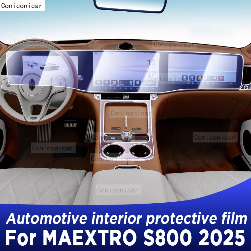 

For MAEXTRO S800 2025 Panel Dashboard Navigation Automotive Interior Protective Film TPU Anti-Scratch Accessories