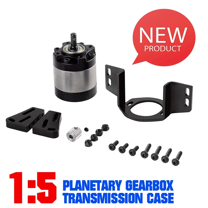 1:5 Planetary Gearbox Transmission Case for 1/10 D90 RC Crawler tracked vehicle Truck