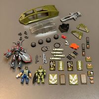 Mega Bloks Construx UNSC Infinite Pelican Inbound Pilot Hunter Master Chief Set Figures Gun Base Accessory Toys