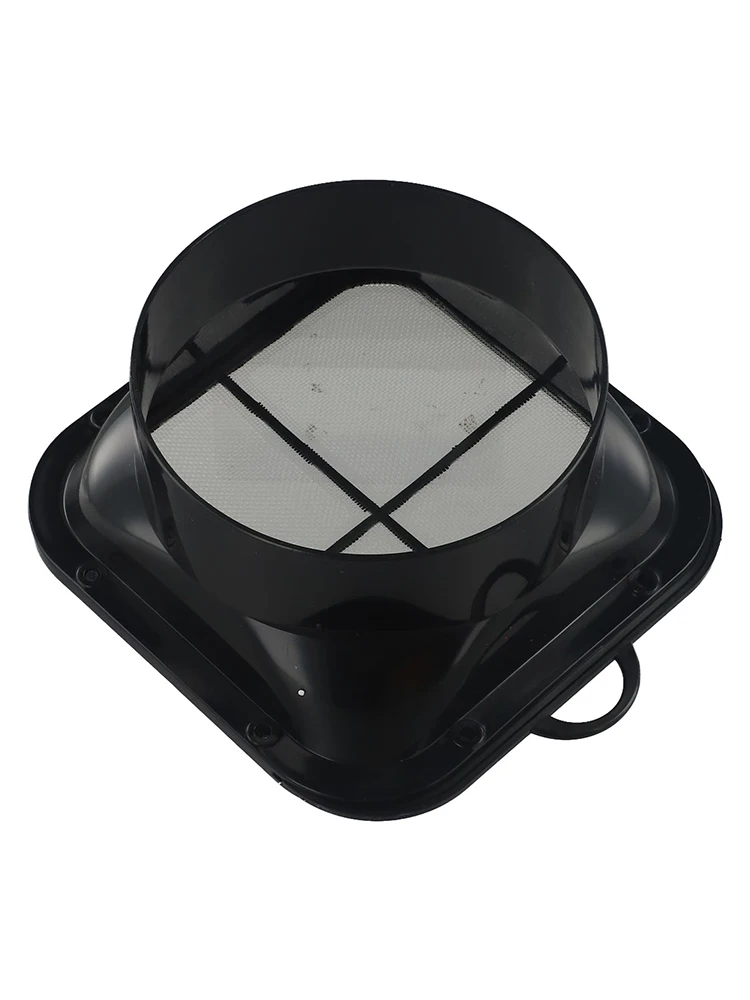 Hose Connector ABS Flange Duct Fan For Home Ventilation Enhanced Indoor Air Quality Long-lasting ABS Optimal Size