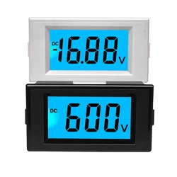 0-12V24V48V200V600V DC digital display voltmeter positive and negative meter LCD digital display D69-230