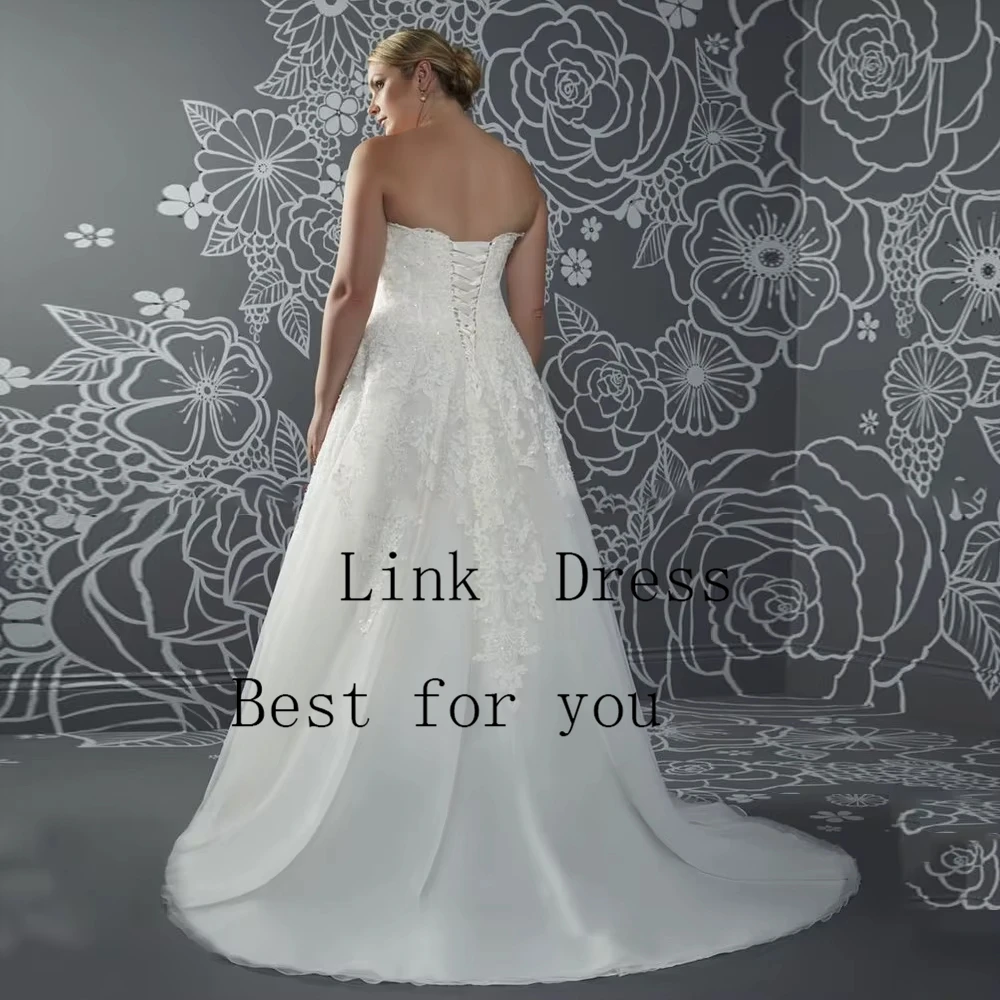 Plus Size Strapless Wedding Dresses for Ladies Chiffon Bridal Gowns Exquisite Sleeveless Vestidos De Novia New 2026 Summer