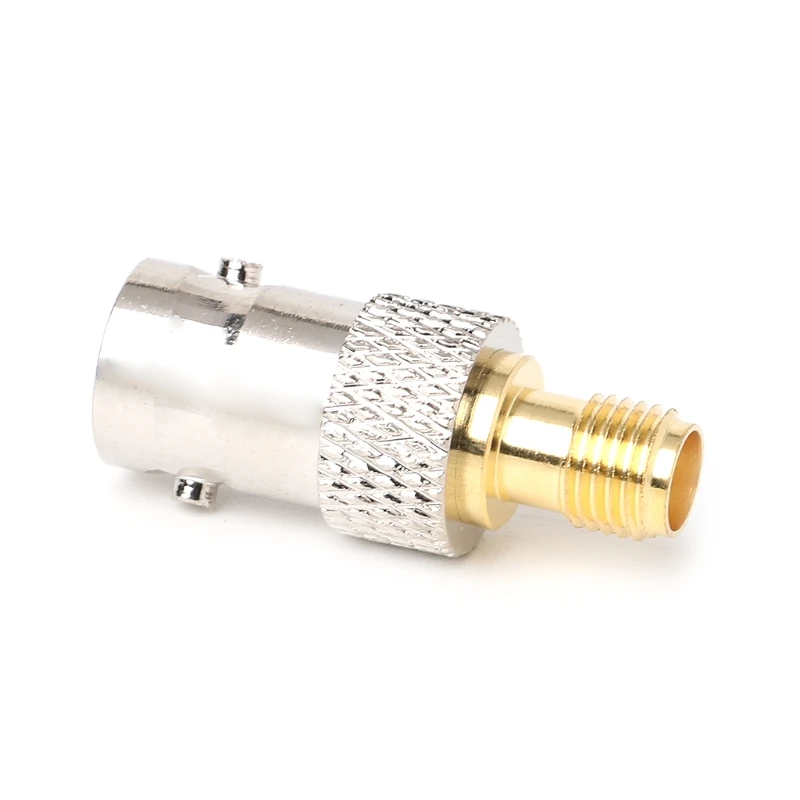 090F BNC Женская заглушка в SMA Женское антенное антенна адаптер медный конвертер разъем соединителя