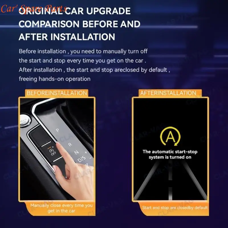 Y4UA Automatic Start Stop Engine System Eliminators Device Canceller Control Plugs for Car Plugs And Play Installation