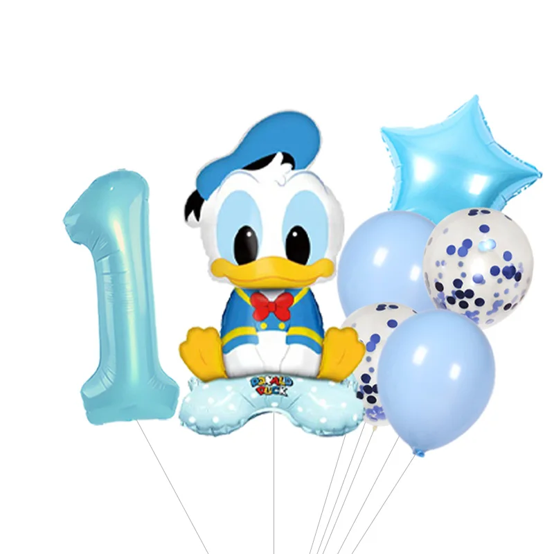 Donald Duck Theme Latex & Aluminum Film Balloon Set Birthday Party Decor Kit view 2
