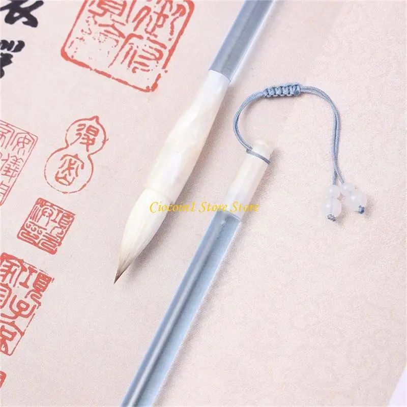 A3pc Small Script Regi Regular Brush Caligraphy Brush Brush Professional Sumi Drawing Brush Benna per dettagli