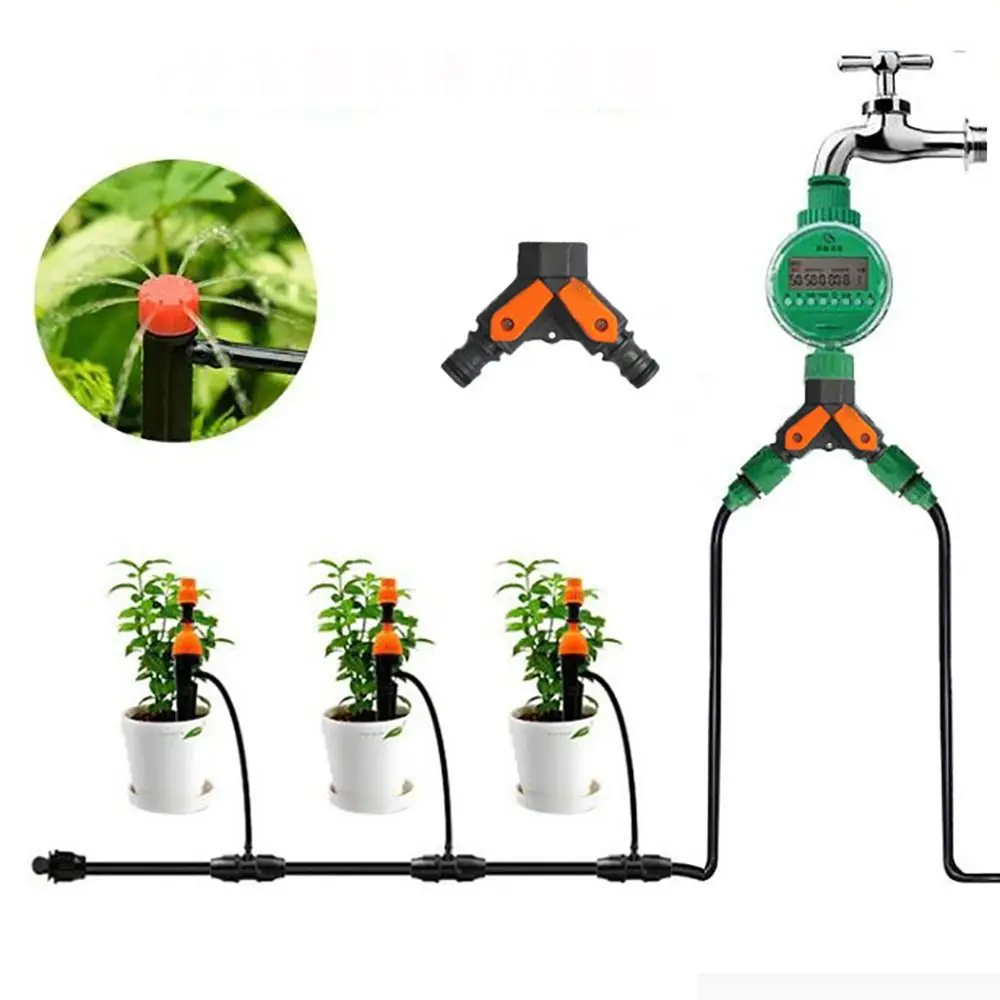 

1 шт. Тройник-соединитель для труб 1/2" 3/4" с внутренней резьбой, быстроразъемное соединение, пластиковый садовый Y-образный клапан для полива/шланга/крана