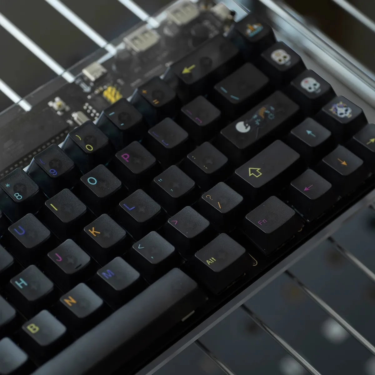 Gmk Mictlan 136 Keys Pbt Keycap Dye-Sub Cherry Profile Keycaps For 61/64/68/75/84/87/96/104/108 Etc Mechanical Keyboard - Image 5