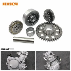 OTOM NC450 Parts Start Overrunning Clutch Kit Motorcycle Engine Electric Starter Plate Double Gear Needle Bearing For ZONGSHEN